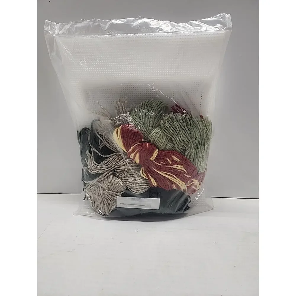 Mary Maxim plastic canvas Stitch Kit sealed Shingled House 17889
